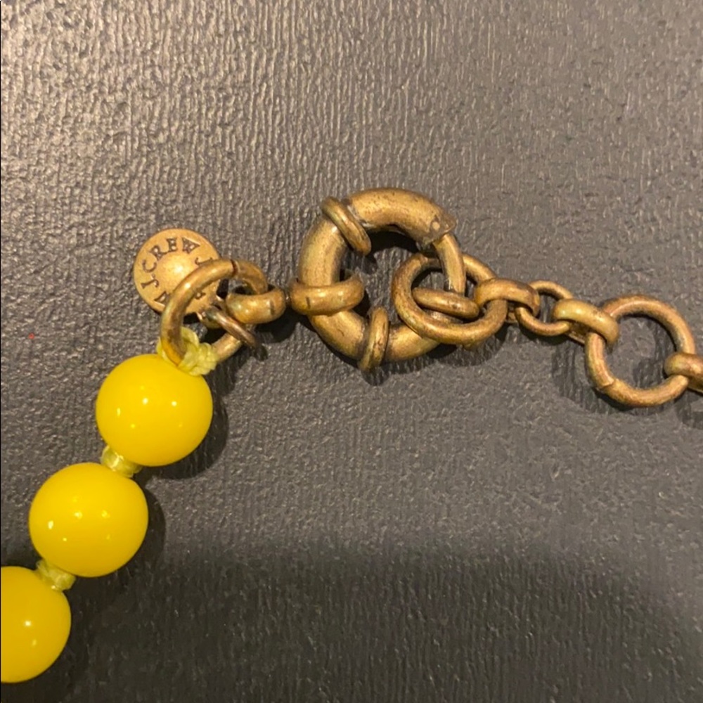 J.Crew Statement Necklace, Yellow. - image 2